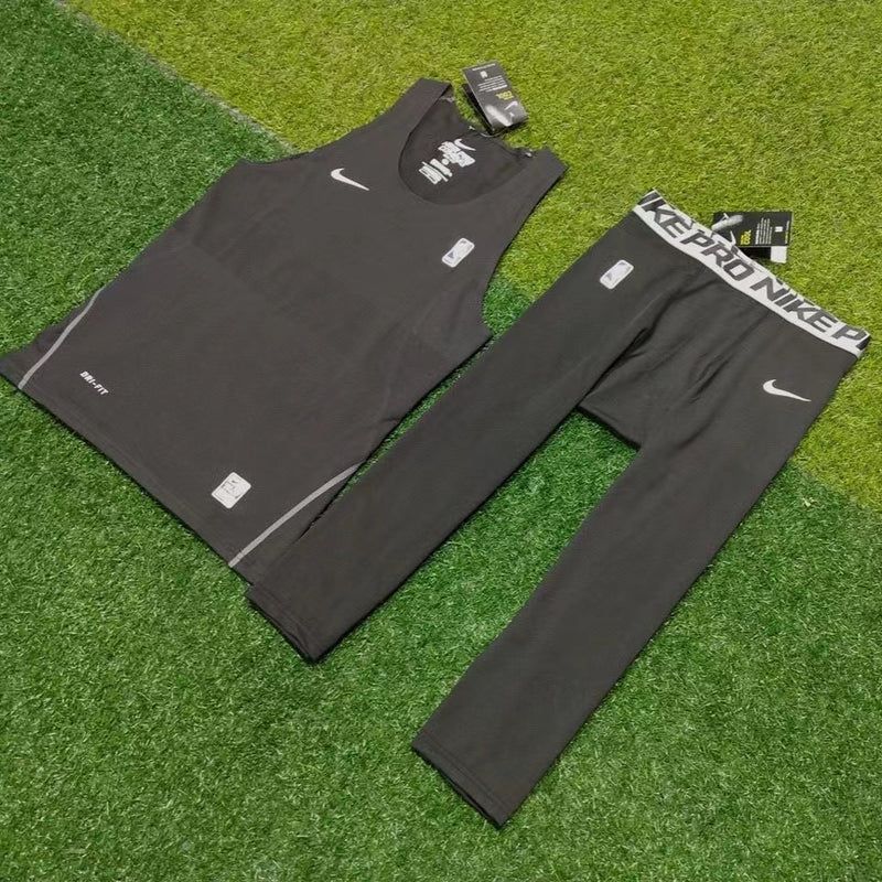Elite Pro Black Compression Tank Top