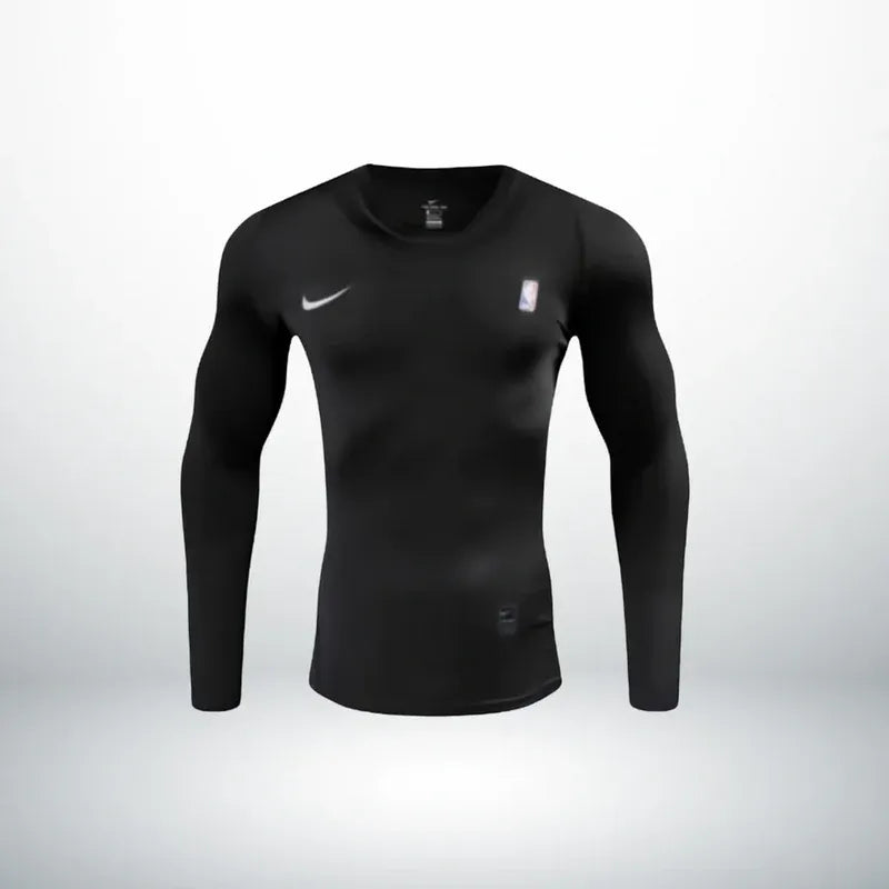Elite Pro Black Compression Long Sleeve