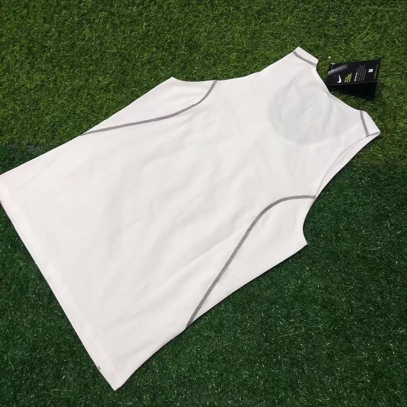 Elite Pro White Compression Tank Top