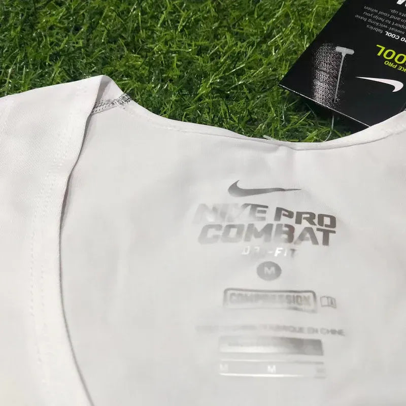 Elite Pro White Compression Tank Top