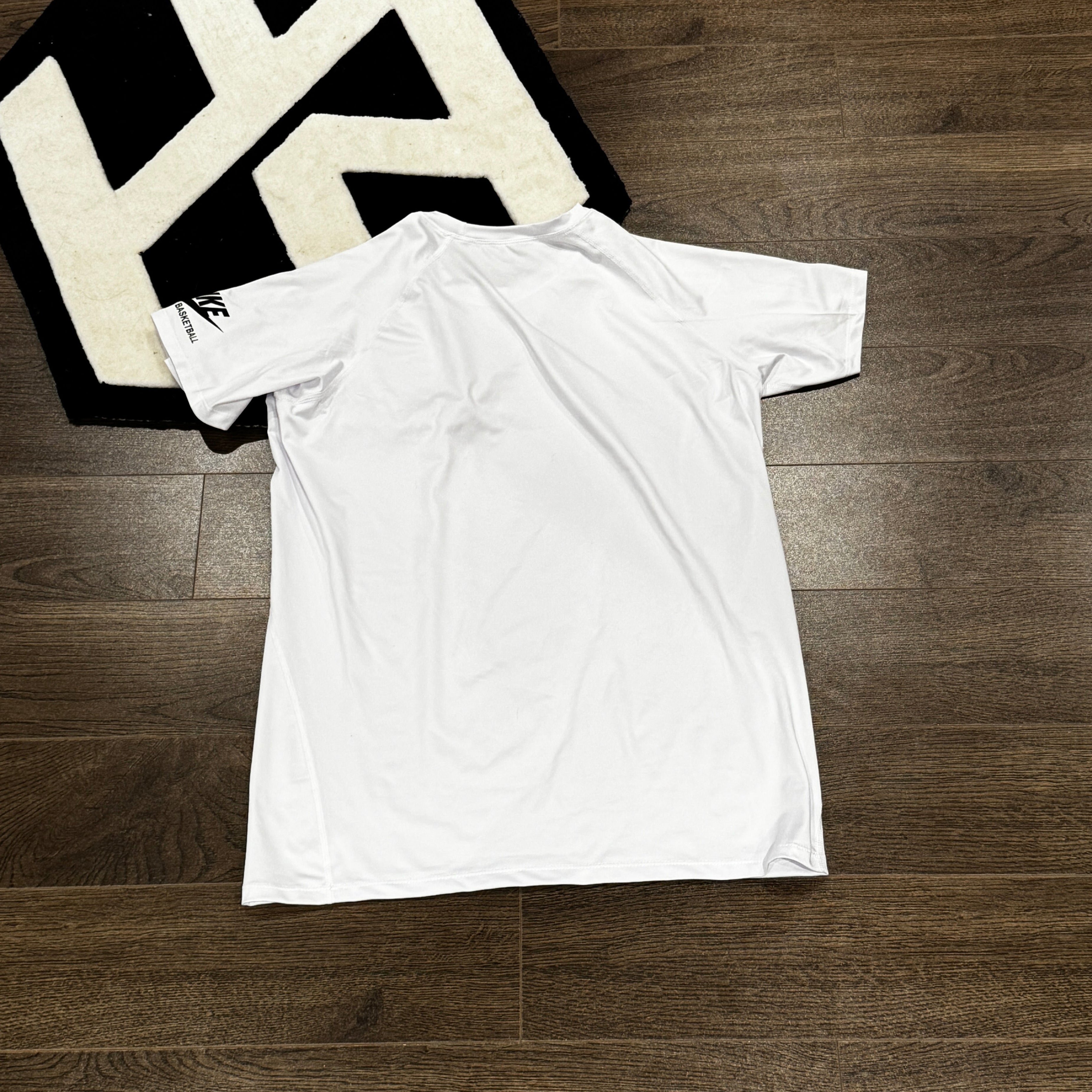 Hoop Armour™ Elite Circuit Compression T-Shirt White Blue Logo