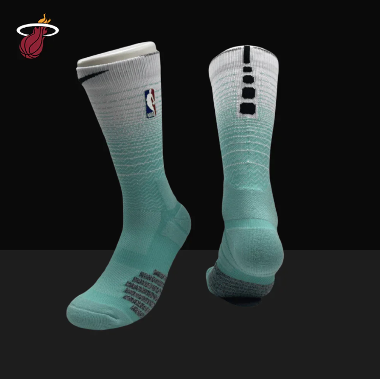 Hoop Armour™ Miami Teal Gradient Elite Socks