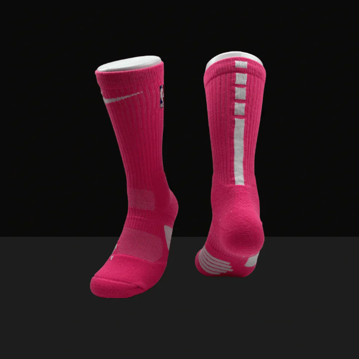 Hoop Armour™ Elite Socks Pink/White