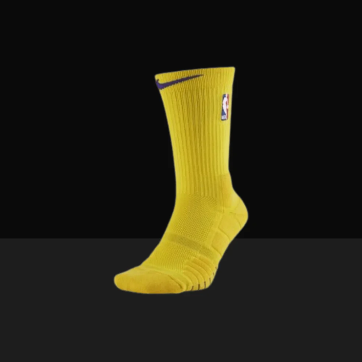 Hoop Armour™ Quick Elite Socks Yellow/Purple