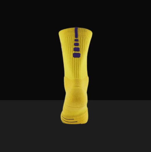Hoop Armour™ Quick Elite Socks Yellow/Purple