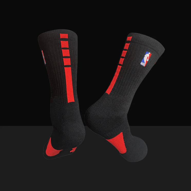 Hoop Armour™ Elite Socks Black/Red