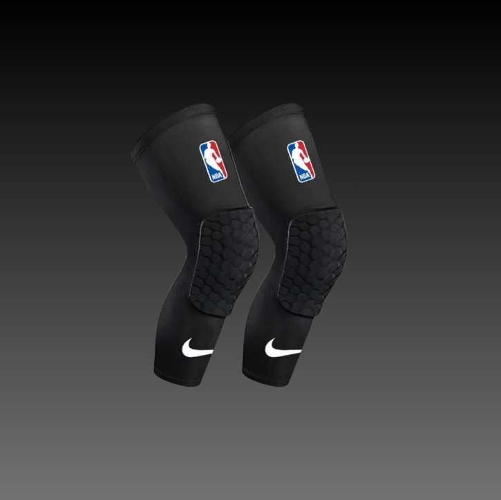 Elite Pro Black Compression Padded Knee Sleeve