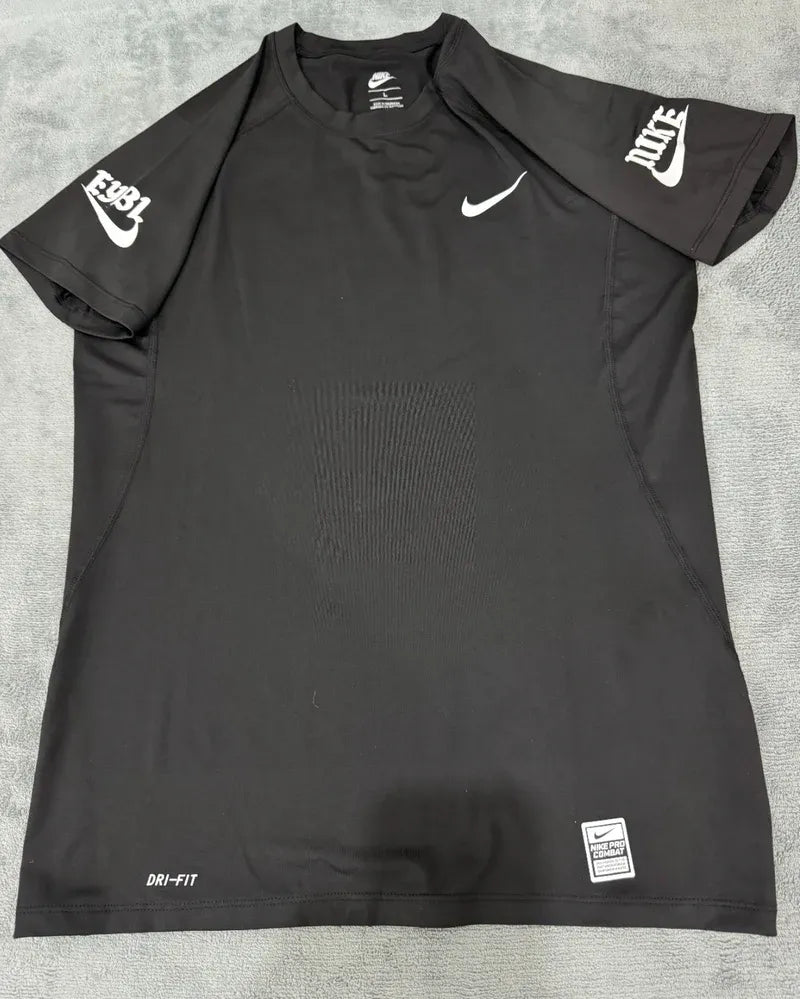 Hoop Armour™ Elite Circuit Double Swoosh Compression T-Shirt Black