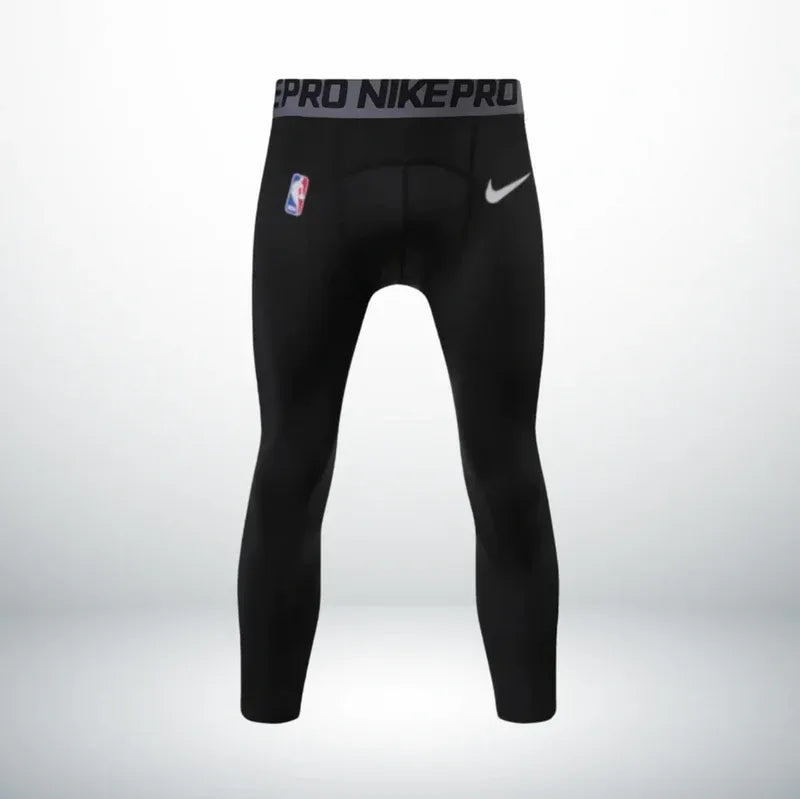 Elite Pro Black Compression Tights