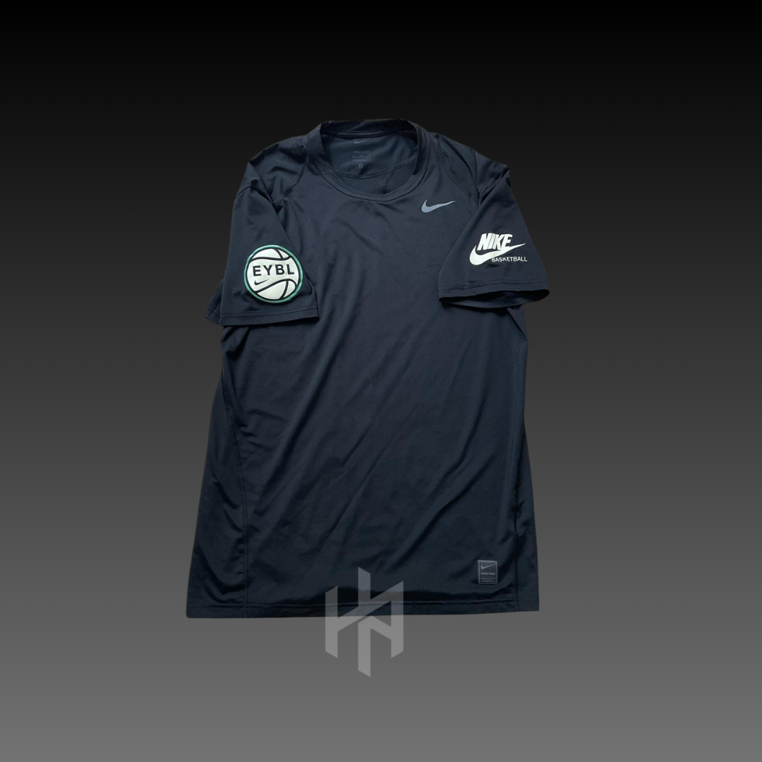Hoop Armour™ Elite Circuit Compression T-Shirt Black Green Logo