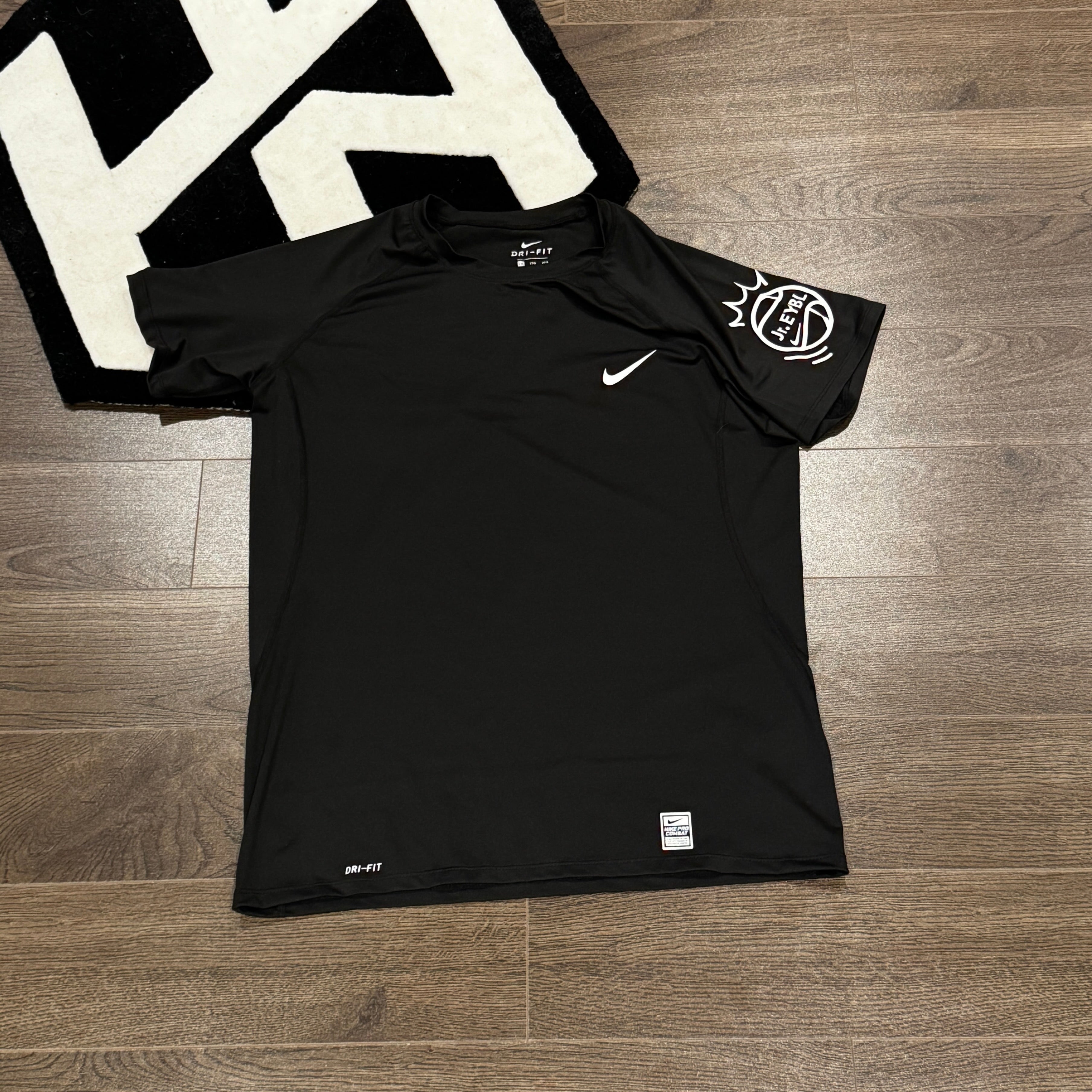Hoop Armour™ Elite Circuit Junior Compression T-Shirt Black