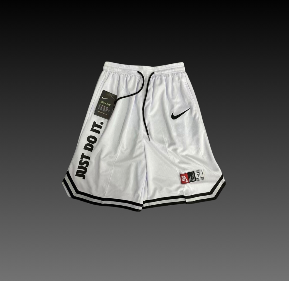 Hoop Armour™ Just Do It Shorts White
