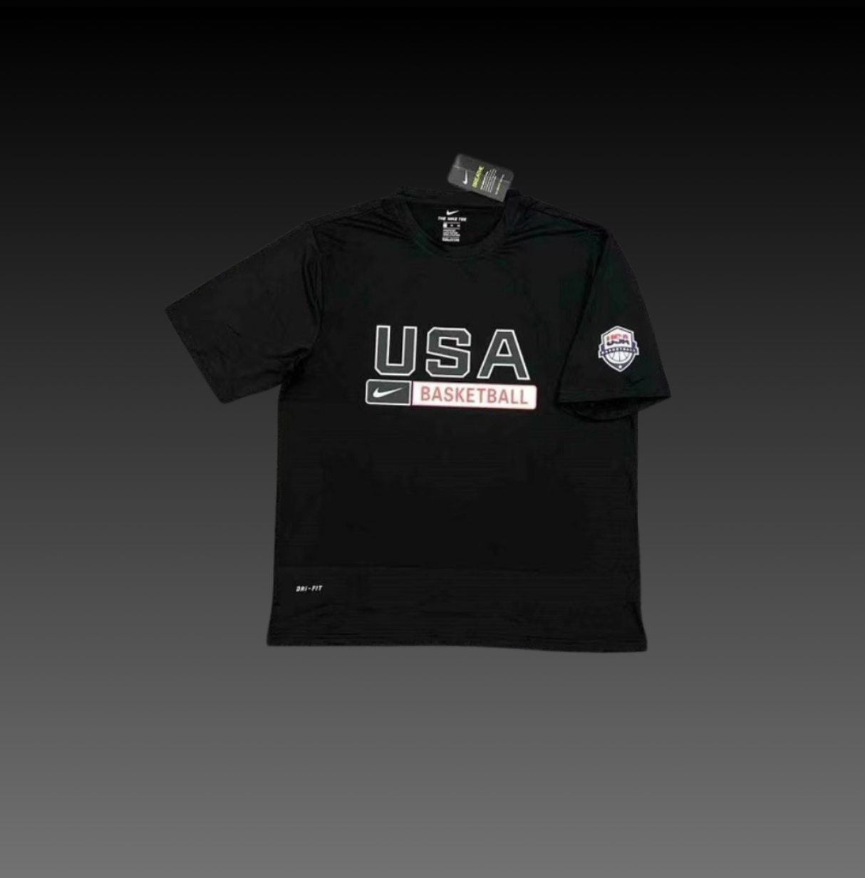 Hoop Armour™ Team USA Warm Up T-Shirt Black