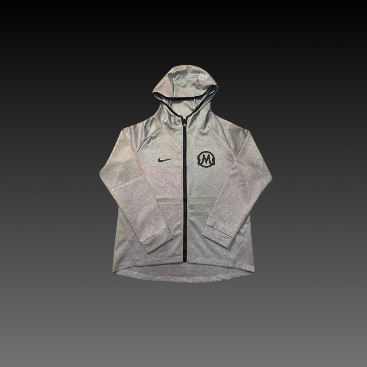 Hoop Armour™ Mamba Zip-Up Hoodie Grey