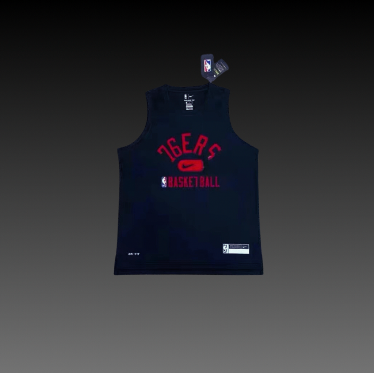Hoop Armour™ Philadelphia Black Warm-Up Tank Top