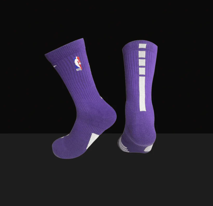 Hoop Armour™ Elite Socks Purple/White