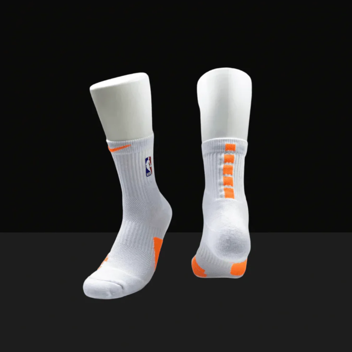 Hoop Armour™ Mid Length Elite Socks White/Orange