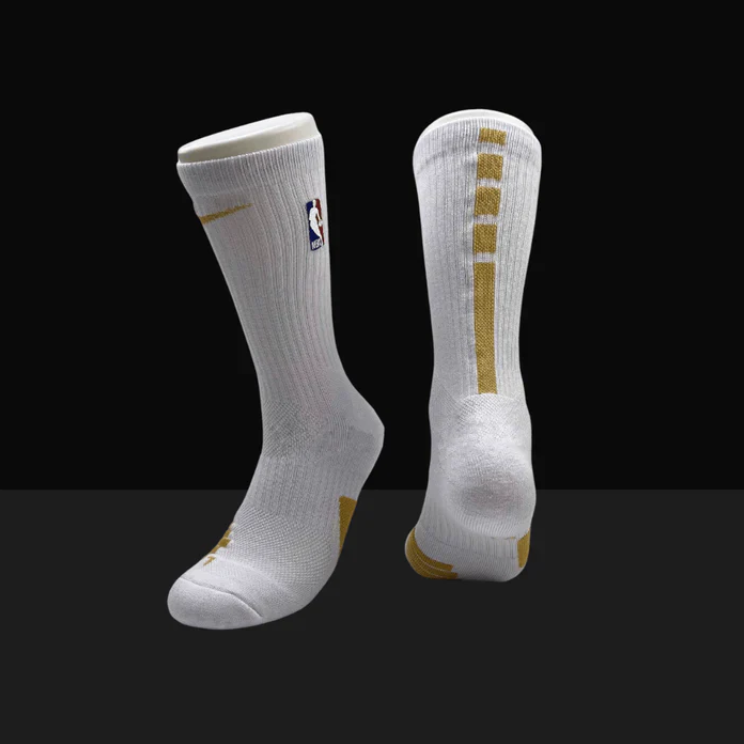 Hoop Armour™ Elite Socks White/Yellow