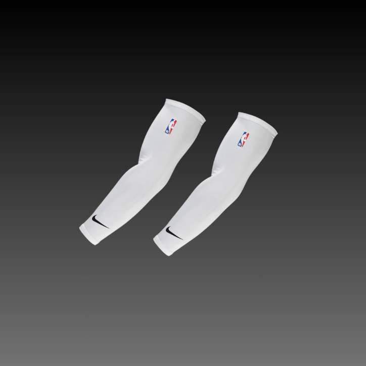 Elite Pro White Compression Shooting Sleeve
