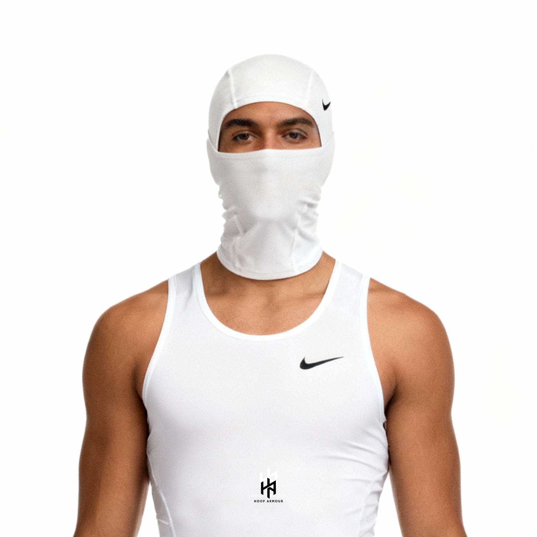 Hoop Armour™ Pro Hyperwarm Ski Mask White