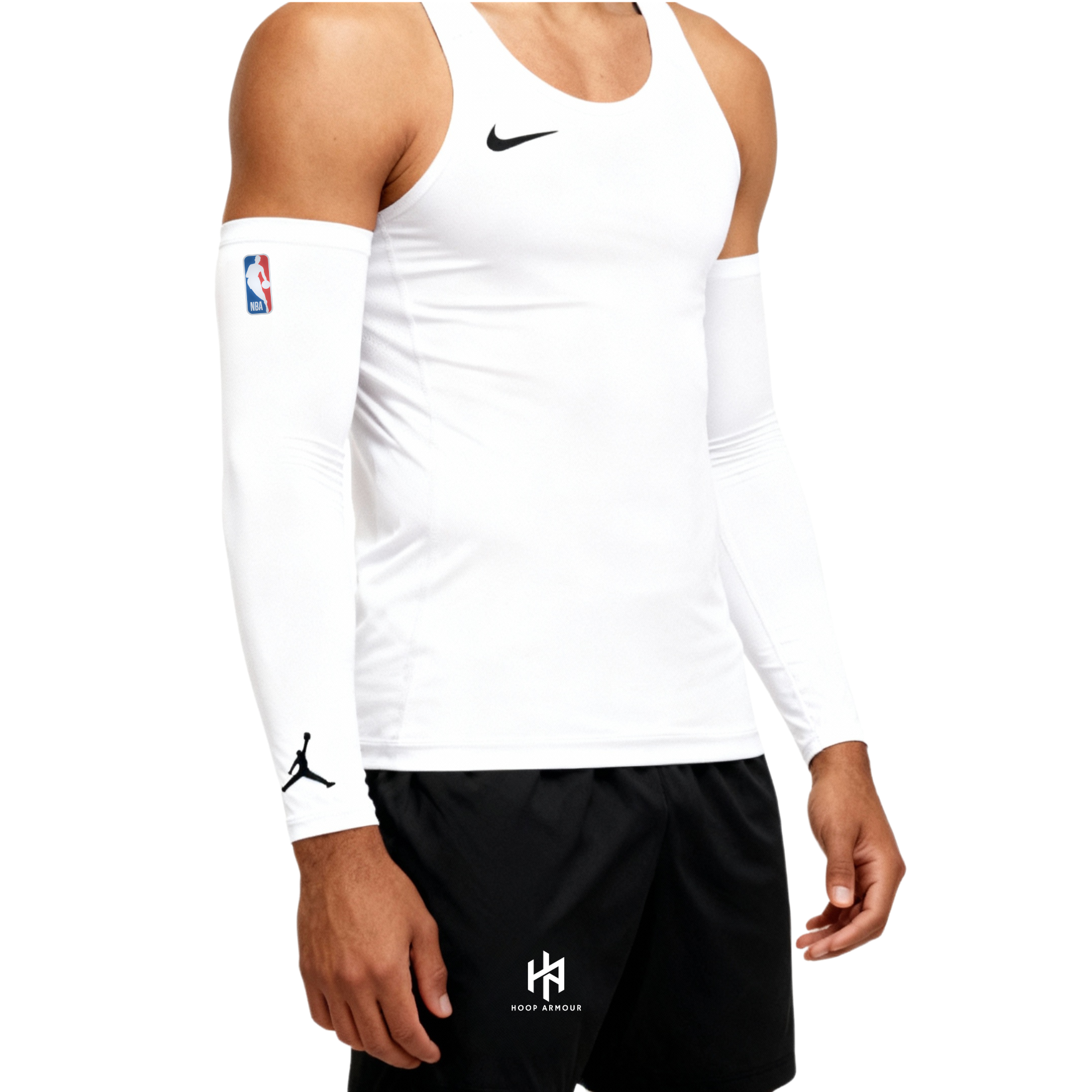 Elite Pro White Flight Compression Shooting Sleeve