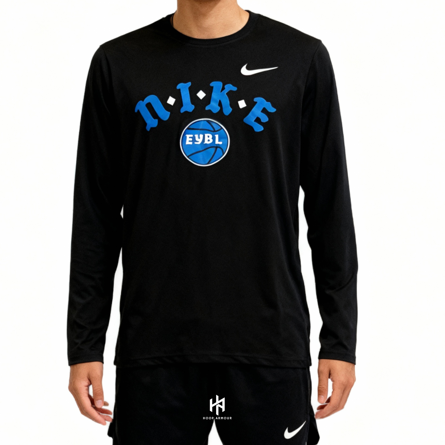 Hoop Armour™ Elite Circuit Black Compression Long Sleeve