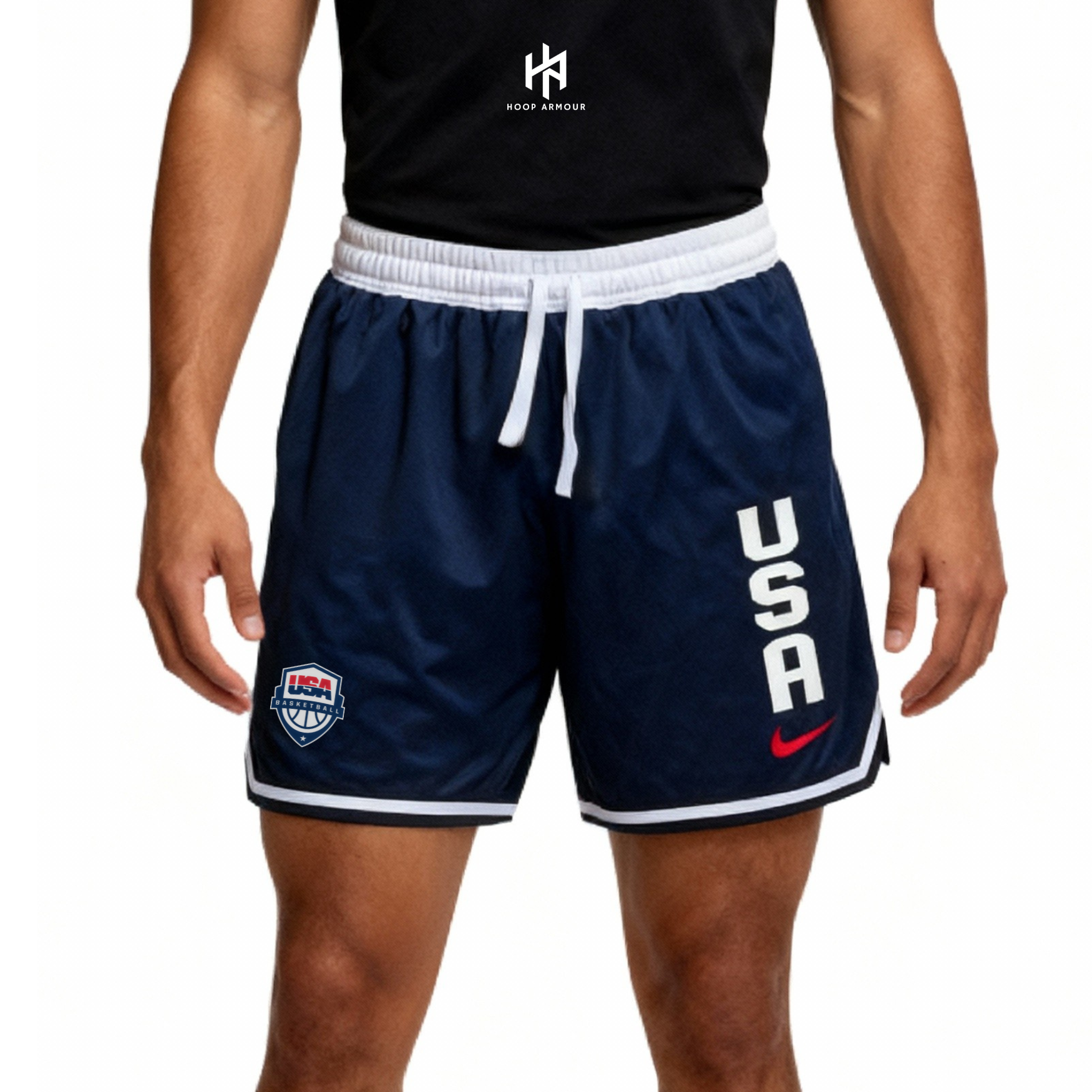 Hoop Armour™ Team USA Shorts Navy
