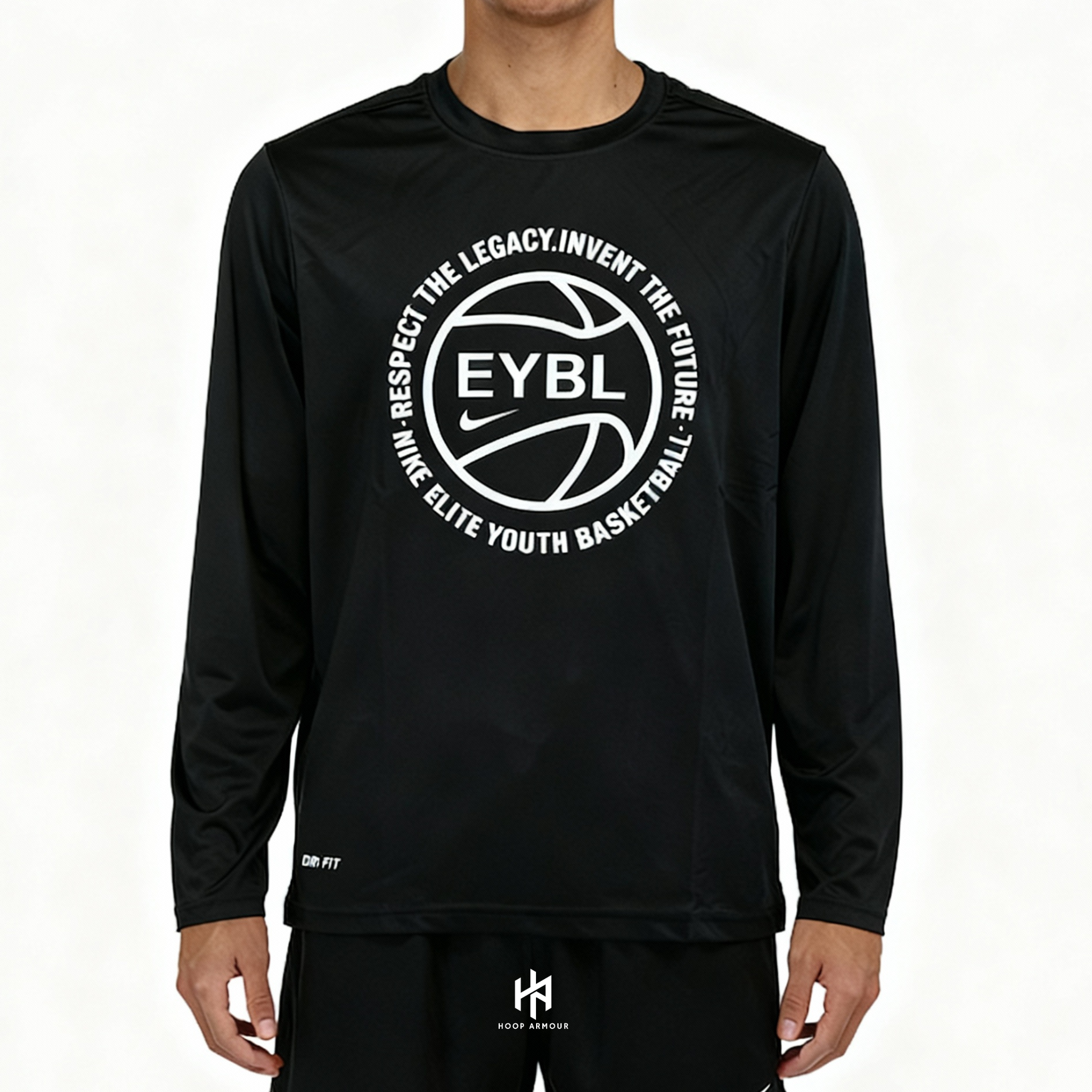 Hoop Armour™ Elite Circuit Black Compression Long Sleeve