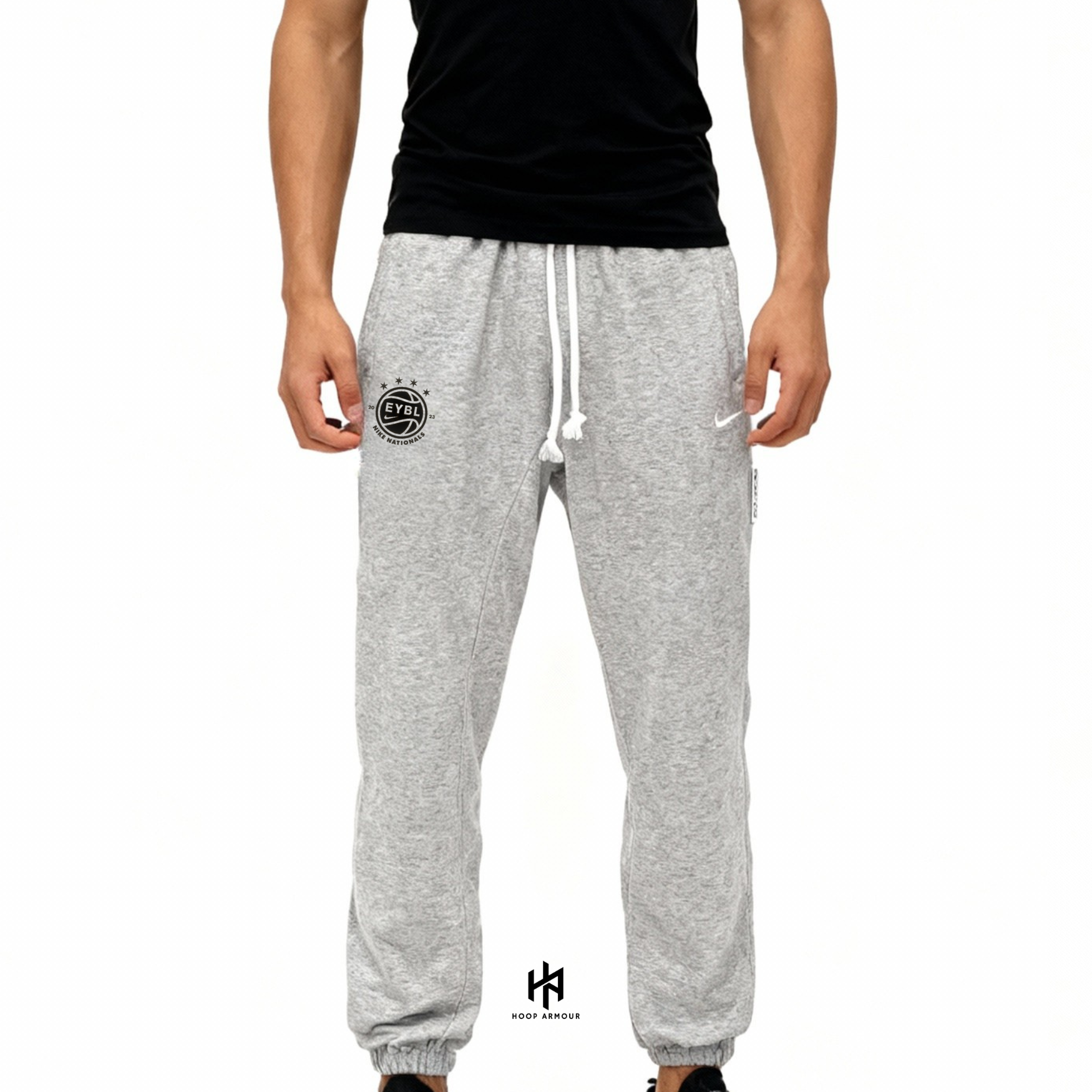 Hoop Armour™ Elite Circuit Grey Fleece Track Pants "Nationals"