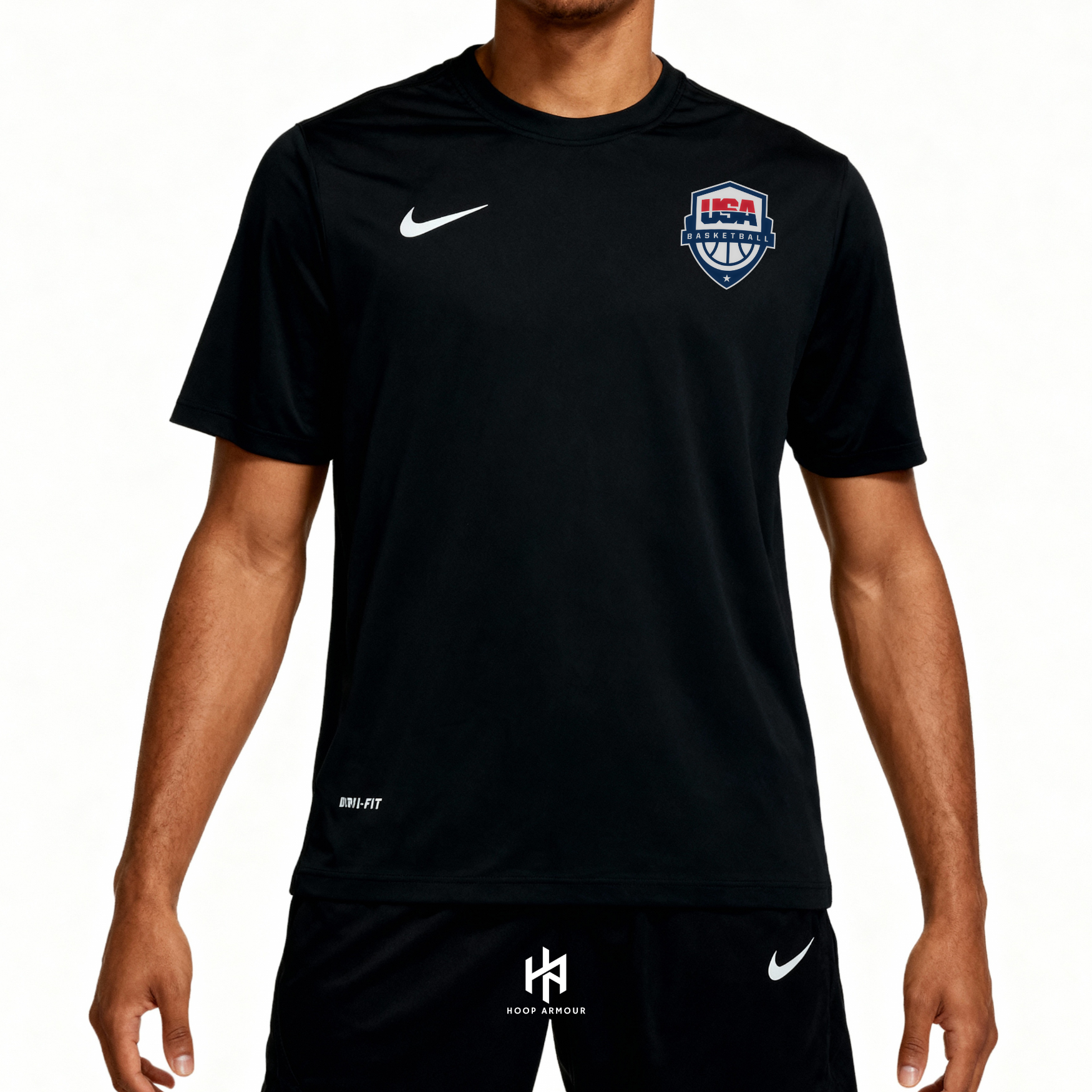 Hoop Armour™ Team USA T-Shirt Black