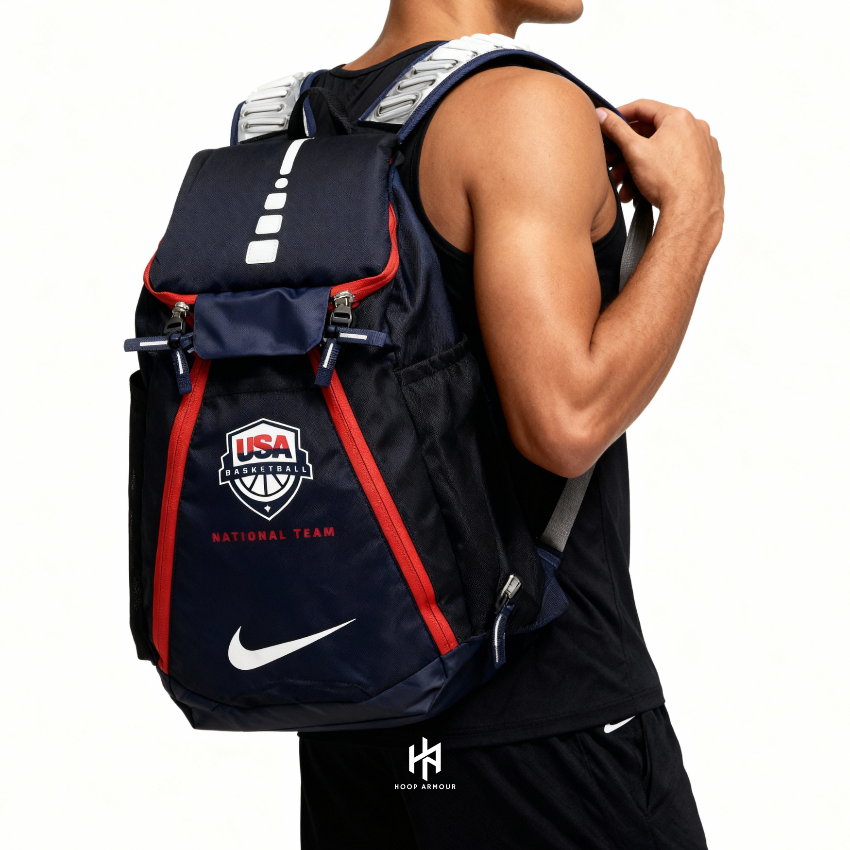 Hoop Armour™ Elite Backpack Team USA Navy