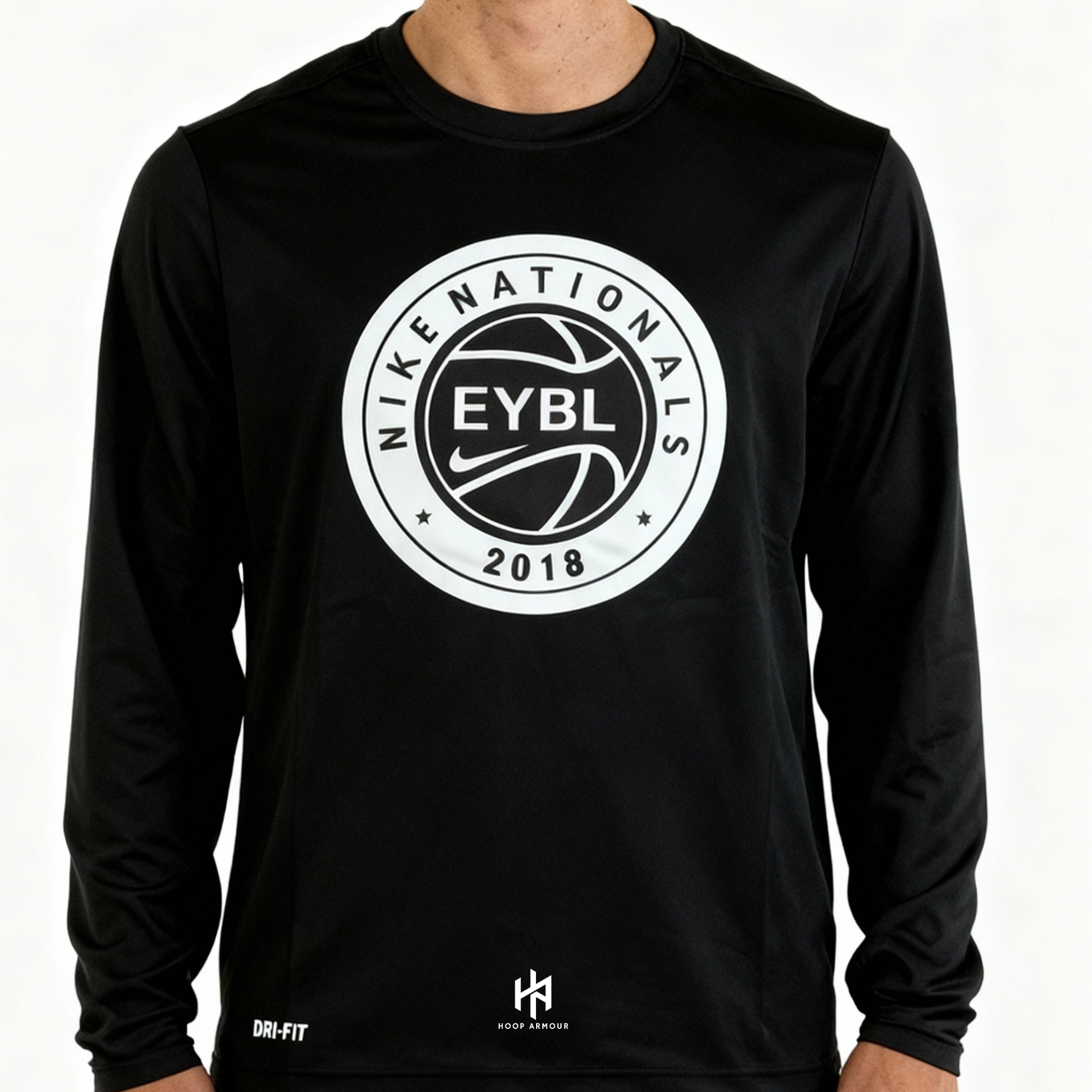 Hoop Armour™ Elite Circuit  2018 Black Compression Long Sleeve