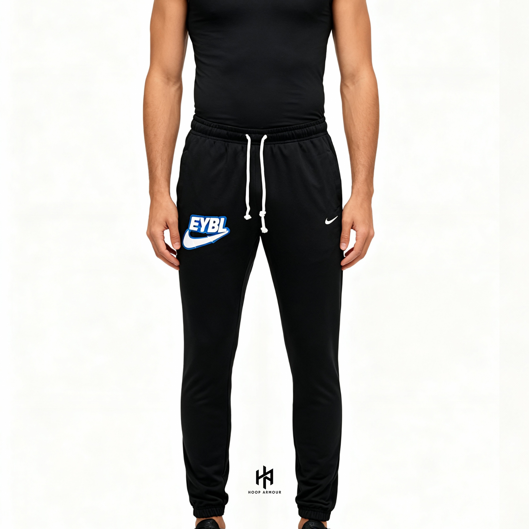 Hoop Armour™ Elite Circuit Black Fleece Track Pants