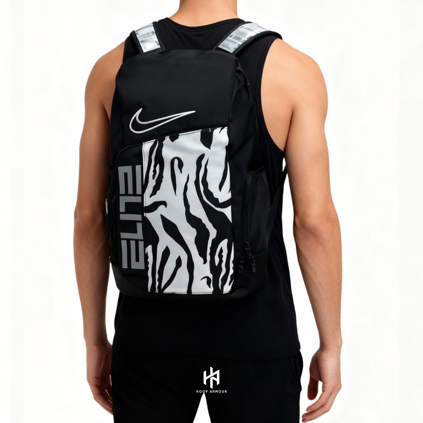 Hoop Armour™ Elite Backpack Black White