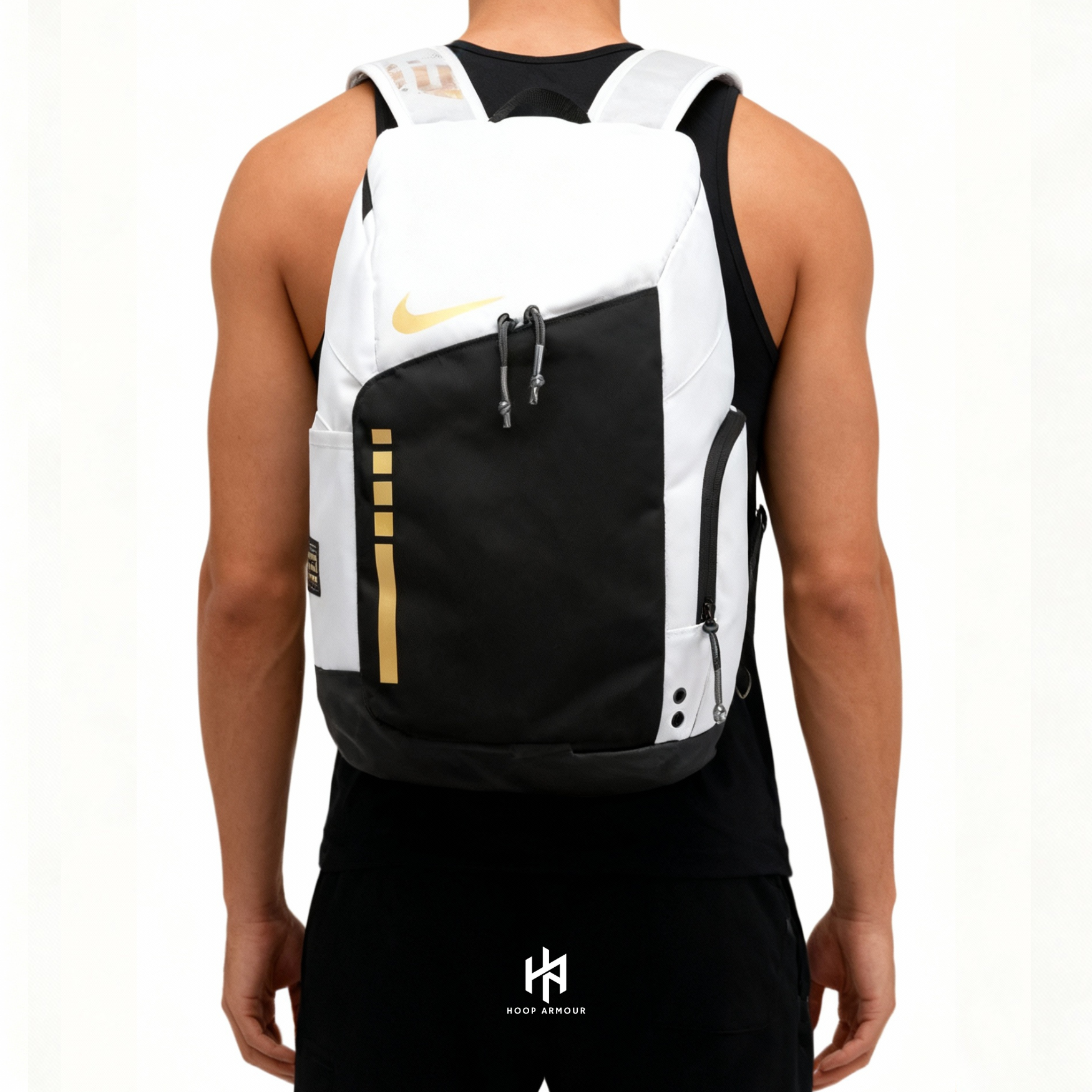 Hoop Armour™ Elite Backpack White Gold
