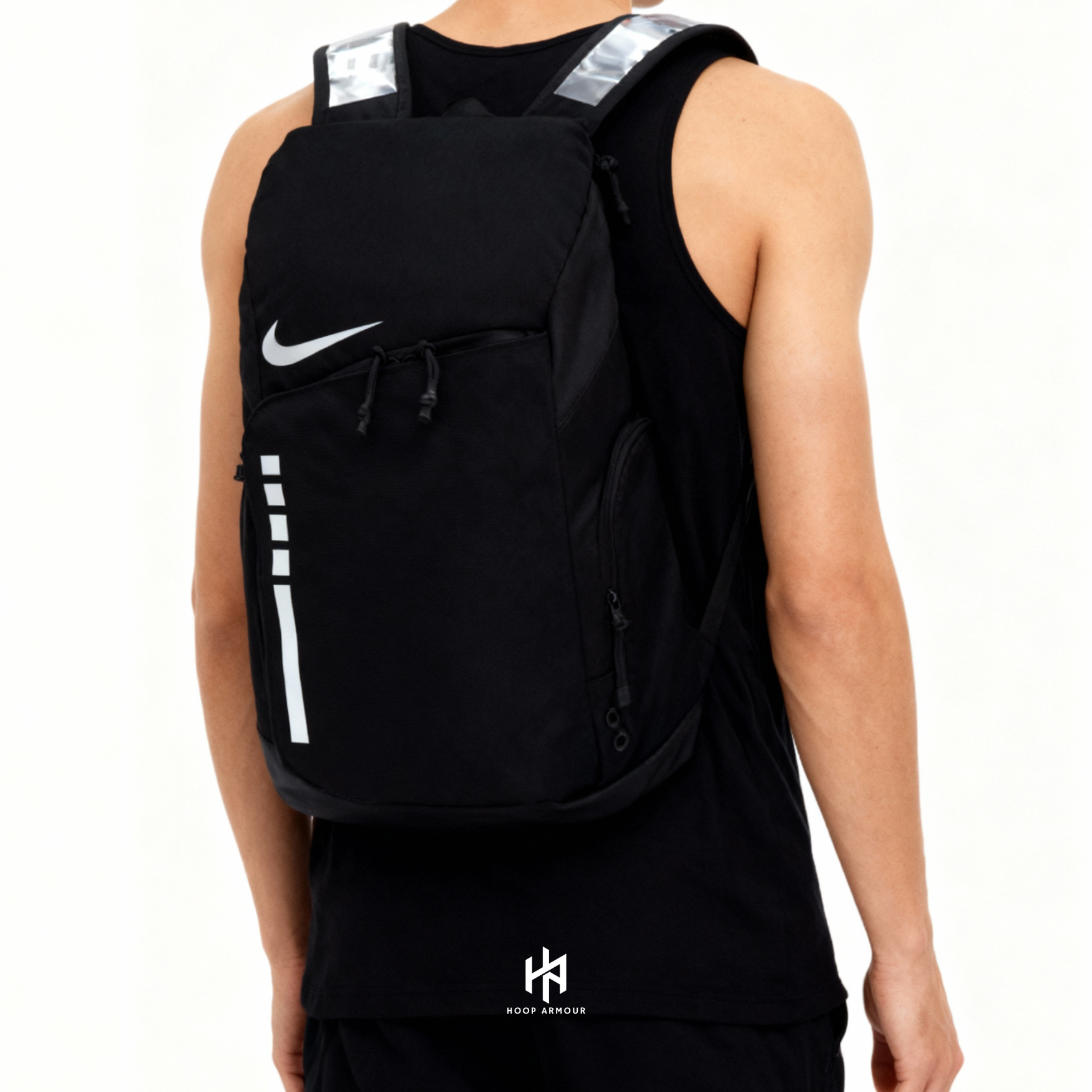 Hoop Armour™ Elite Backpack Black White