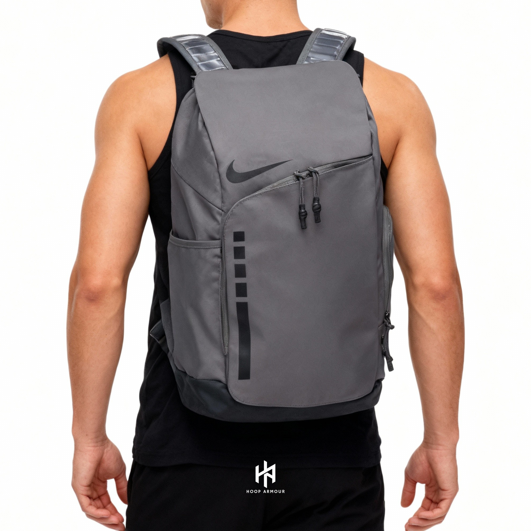 Hoop Armour™ Elite Backpack Grey Black