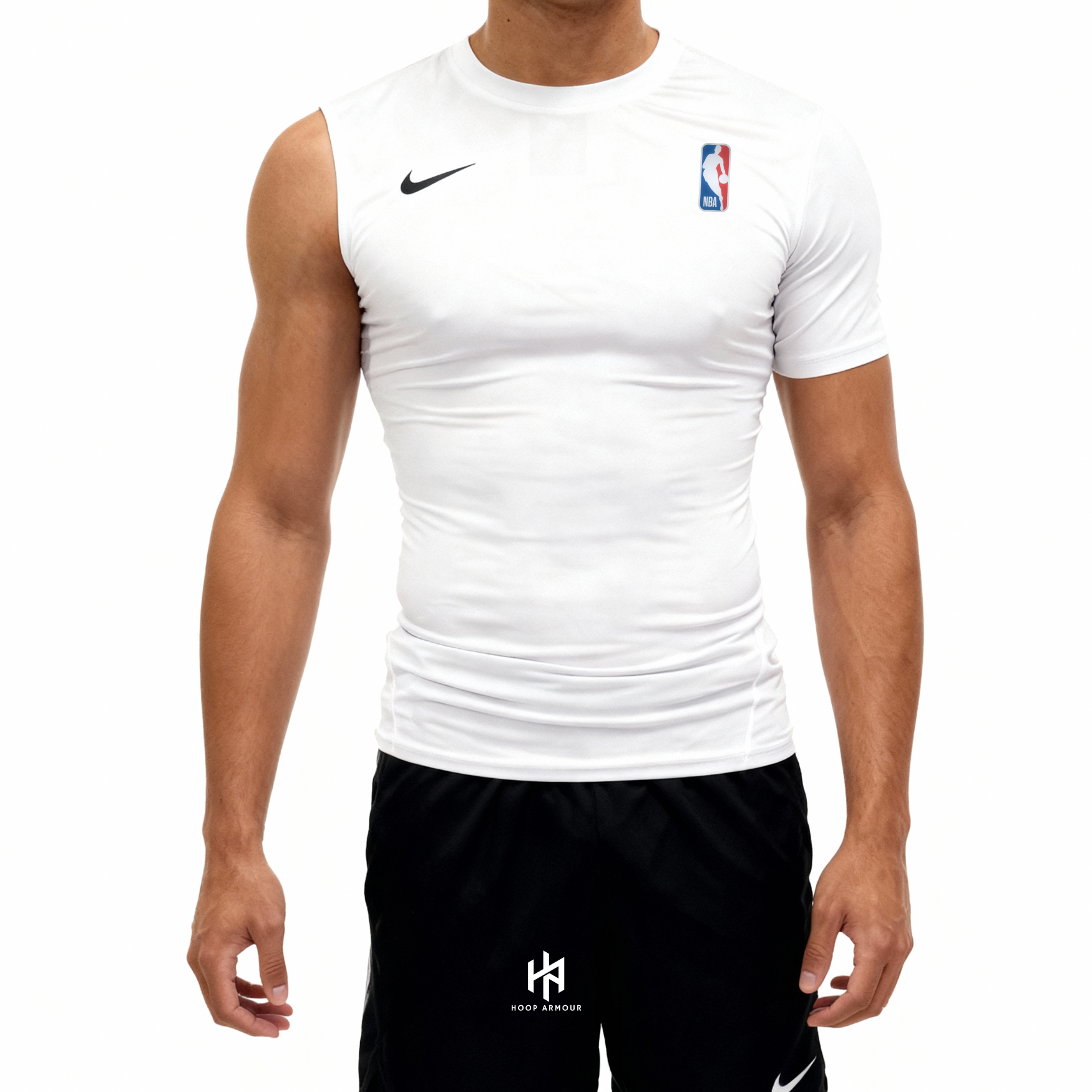 Elite Pro White Compression One Sleeve