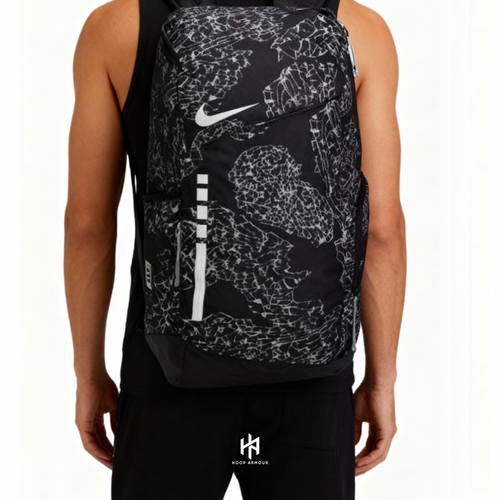 Hoop Armour™ Elite Backpack Black White