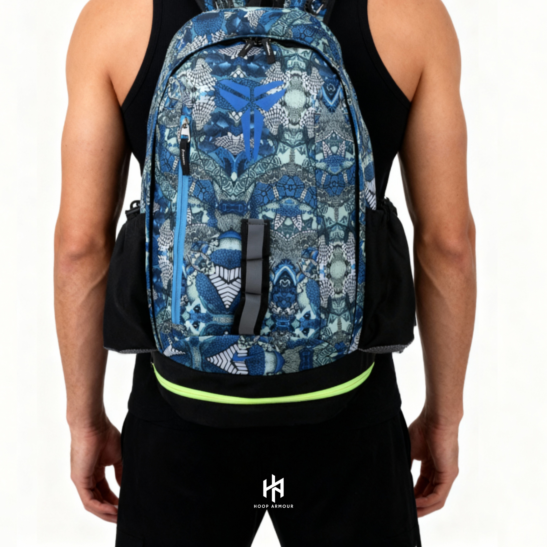 Hoop Armour™ Mamba Backpack Blue Snakeskin