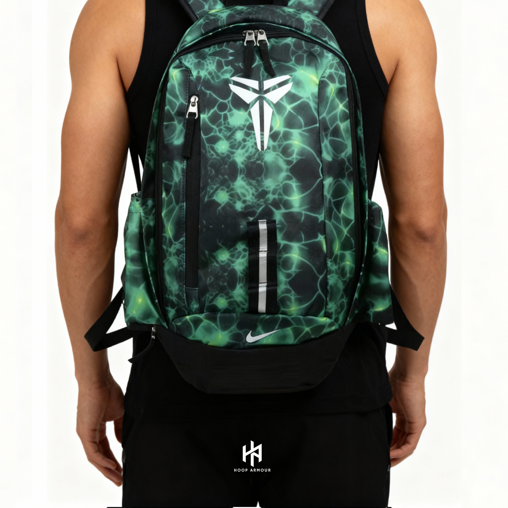 Hoop Armour™ Mamba Backpack Green Black