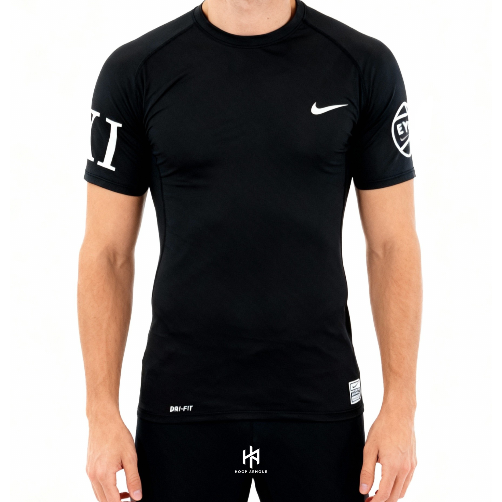 Hoop Armour™ Elite Circuit Compression T-Shirt Black